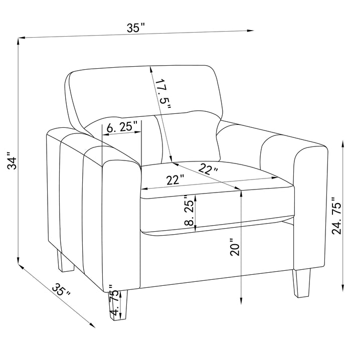 Five Star Furniture - Scotland Sofa Set