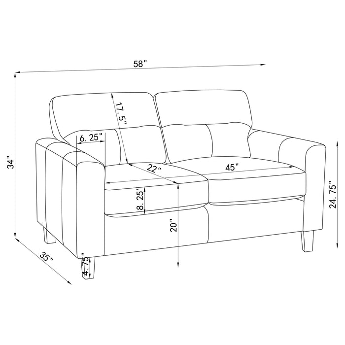 Five Star Furniture - Scotland Sofa Set