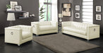 Five Star Furniture - Chaviano 3-piece Upholstered Tufted Sofa Set Pearl White image