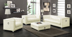 Five Star Furniture - Chaviano 4-piece Upholstered Tufted Sofa Set Pearl White image