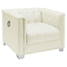 Five Star Furniture - Chaviano Tufted Upholstered Chair Pearl White image