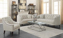 Five Star Furniture - Avonlea Upholstered Tufted Living Room Set Grey image