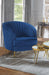 Five Star Furniture - Sophia Upholstered Vertical Channel Tufted Chair Blue image