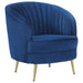 Five Star Furniture - Sophia Upholstered Vertical Channel Tufted Chair Blue image