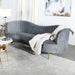 Five Star Furniture - Sophia Upholstered Sofa with Camel Back Grey and Gold image