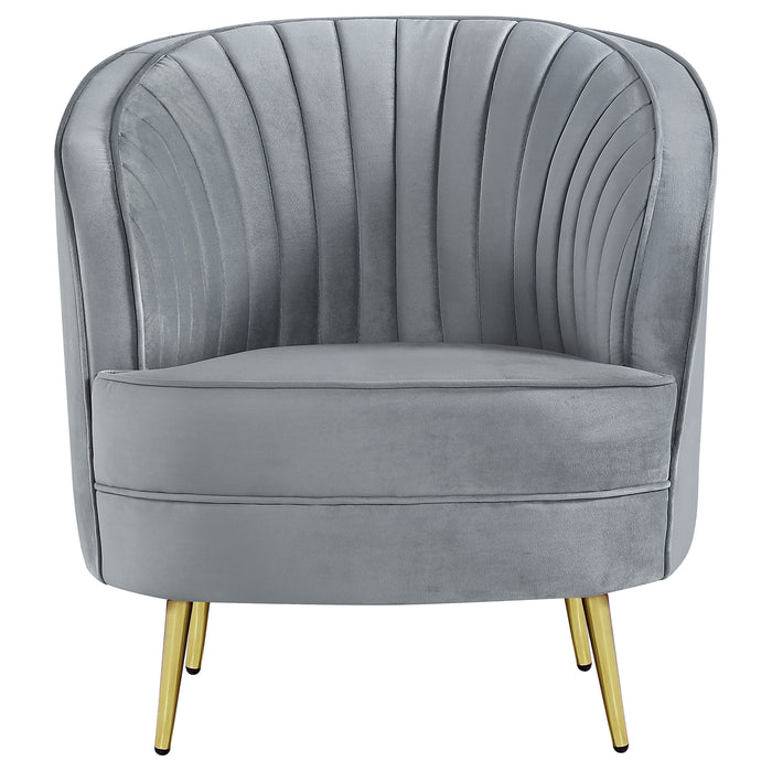 Five Star Furniture - Sophia Upholstered Vertical Channel Tufted Chair Blue
