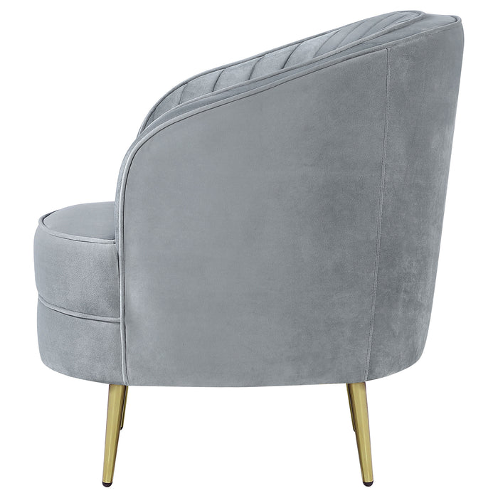 Five Star Furniture - Sophia Upholstered Vertical Channel Tufted Chair Blue