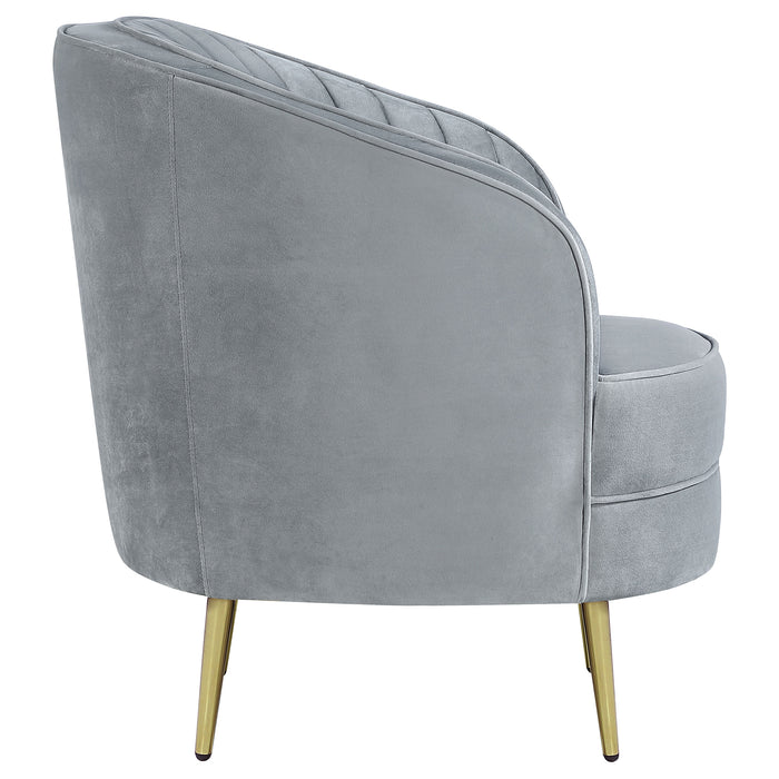 Five Star Furniture - Sophia Upholstered Vertical Channel Tufted Chair Blue