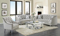 Five Star Furniture - Avonlea 3-piece Tufted Living Room Set Grey image