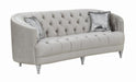 Five Star Furniture - Avonlea Sloped Arm Tufted Sofa Grey image