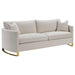 Five Star Furniture - Corliss Upholstered Arched Arms Sofa Beige image