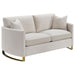 Five Star Furniture - Corliss Upholstered Arched Arms Loveseat Beige image