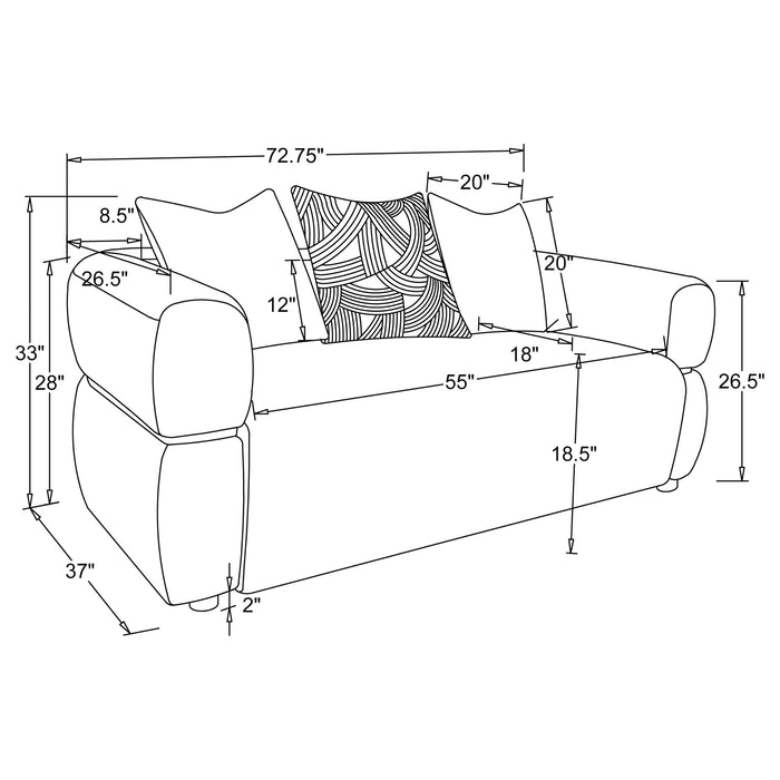 Five Star Furniture - Jeanette Sofa Set