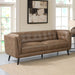Five Star Furniture - Thatcher Upholstered Button Tufted Sofa Brown image