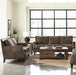 Five Star Furniture - Leaton 2-piece Recessed Arms Living Room Set Brown Sugar image