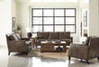 Five Star Furniture - Leaton 3-piece Recessed Arms Living Room Set Brown Sugar image