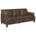 Five Star Furniture - Leaton Upholstered Recessed Arms Sofa Brown Sugar image