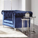 Five Star Furniture - Bleker Tufted Tuxedo Arm Chair Blue image