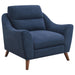 Five Star Furniture - Gano Sloped Arm Upholstered Chair Navy Blue image