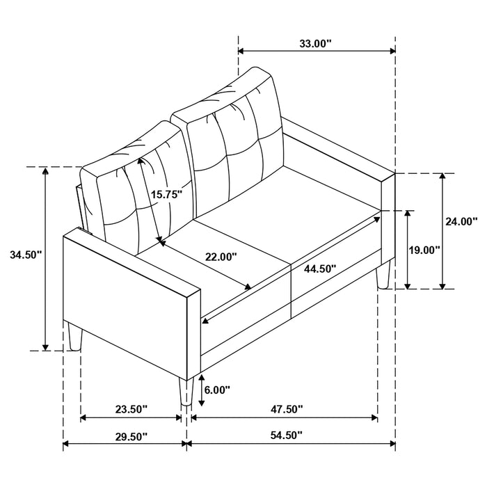 Five Star Furniture - Bowen Loveseat