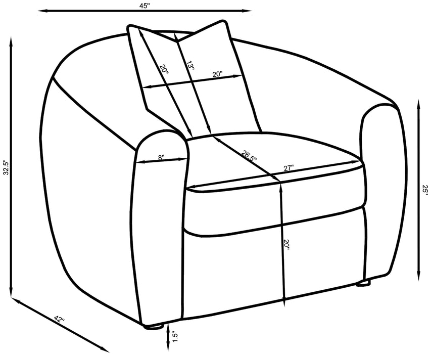 Five Star Furniture - Isabella Stationary 3 Pc Sets