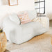 Five Star Furniture - Isabella Upholstered Tight Back Loveseat White image