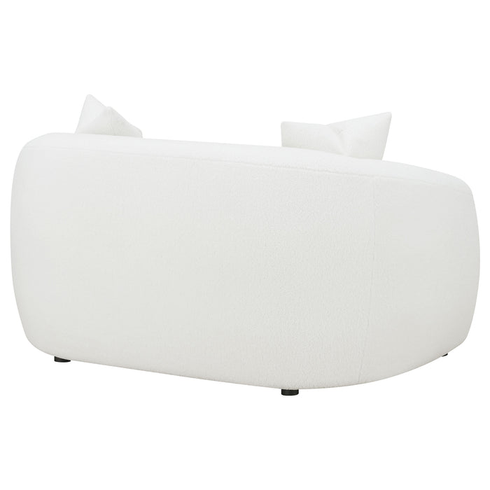 Five Star Furniture - Isabella Upholstered Tight Back Loveseat White