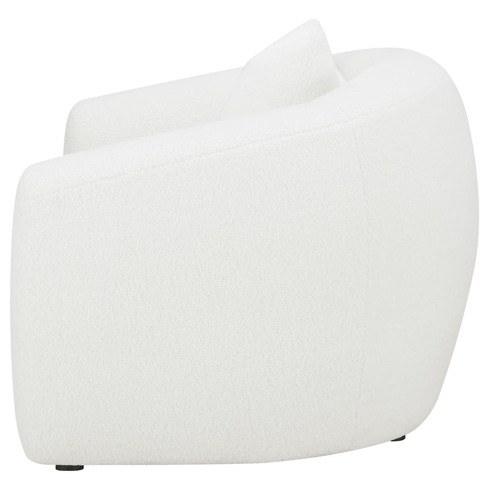 Five Star Furniture - Isabella Upholstered Tight Back Chair White