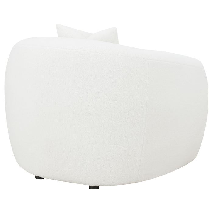 Five Star Furniture - Isabella Upholstered Tight Back Chair White
