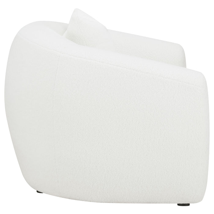 Five Star Furniture - Isabella Upholstered Tight Back Chair White