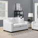 Five Star Furniture - Ashlyn Upholstered Sloped Arms Loveseat White image