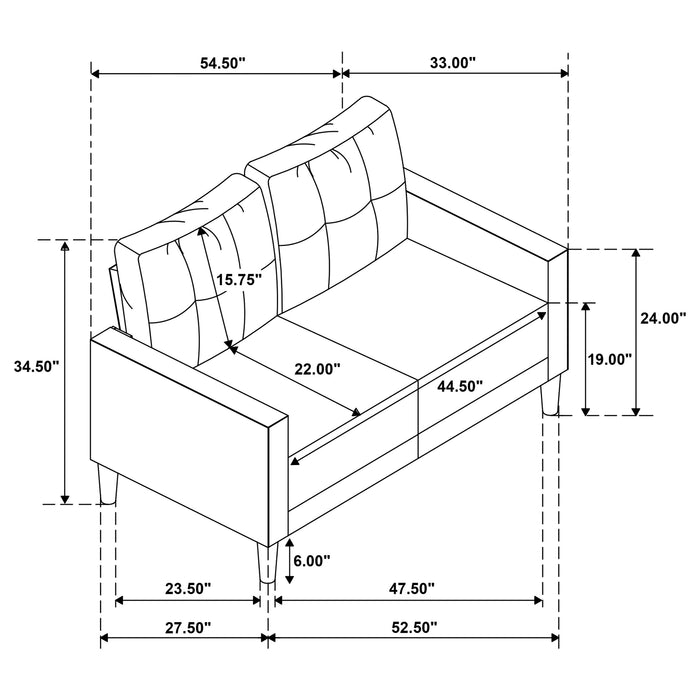 Five Star Furniture - Bowen II Loveseat