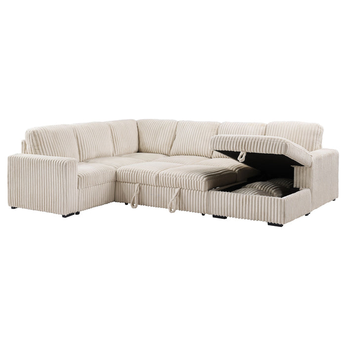 Five Star Furniture - Devonshire Pull-Out Sleeper Sectional Sofa