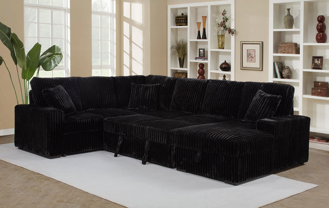 Five Star Furniture - Devonshire Pull-Out Sleeper Sectional Sofa