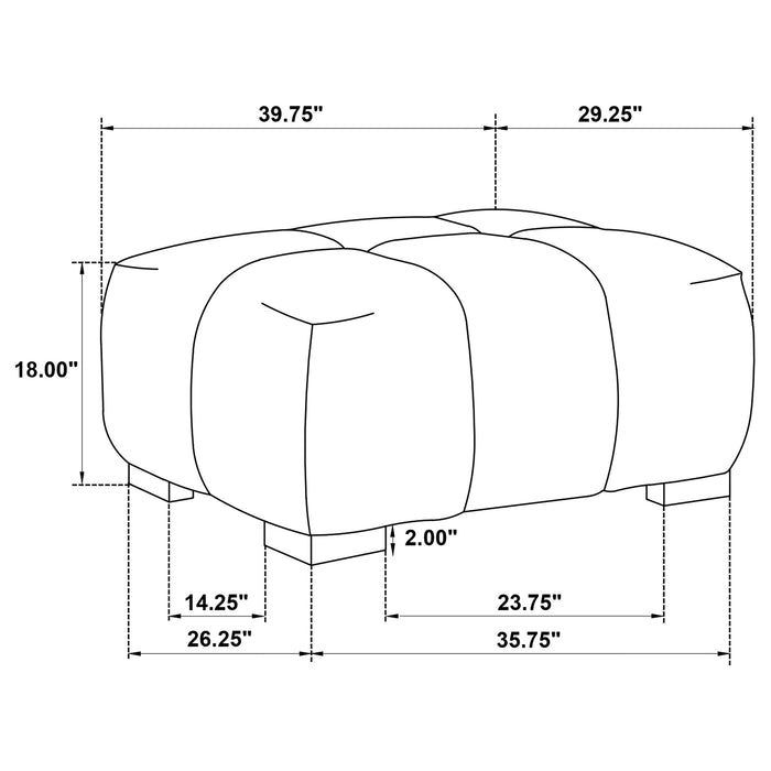 Five Star Furniture - Octavia Ottoman