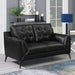 Five Star Furniture - Moira Upholstered Tufted Loveseat with Track Arms Black image