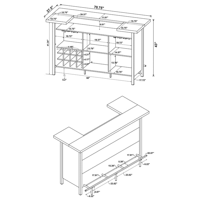 Five Star Furniture - Bellemore Home Bar