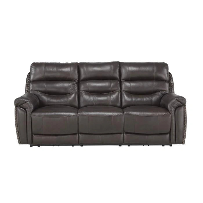 Five Star Furniture - Lance Power Double Reclining Sofa with Power Headrests in Brown 9527BRW-3PWH