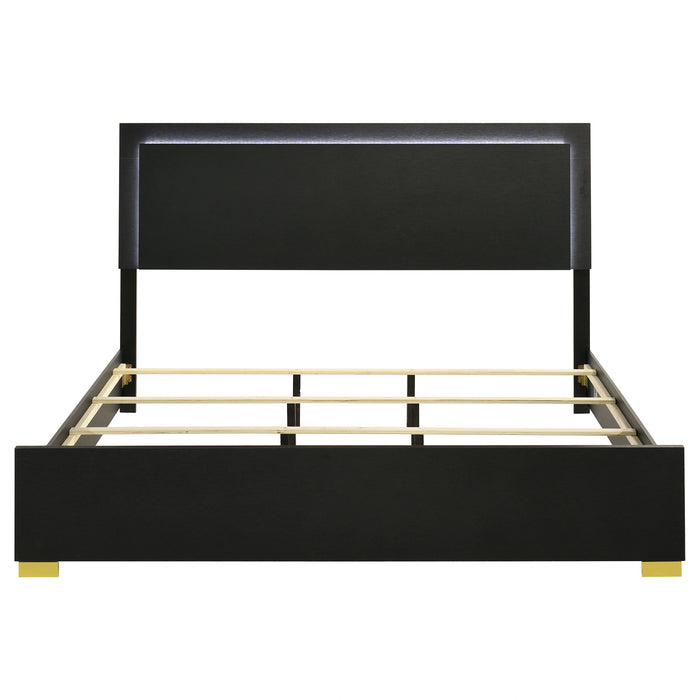 Five Star Furniture - Marceline Panel Bed with LED Lighting
