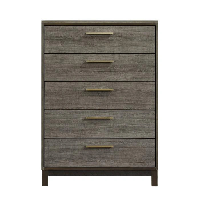 Five Star Furniture - Vestavia 5 Drawer Chest in Gray 1936-9