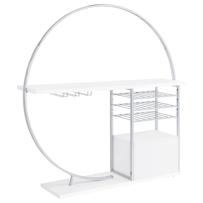 Five Star Furniture - Risley Wine Cabinet with LED Lighting