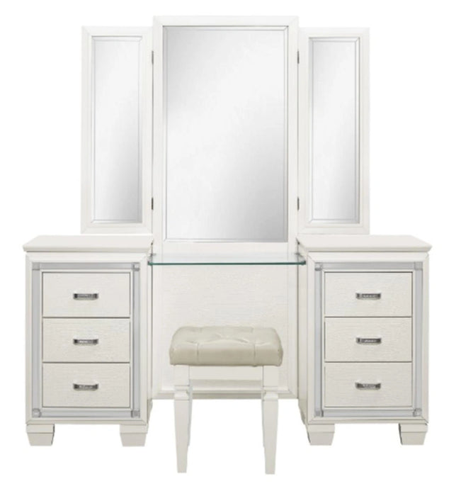 Five Star Furniture - Allura Vanity Stool in White 1916W-14