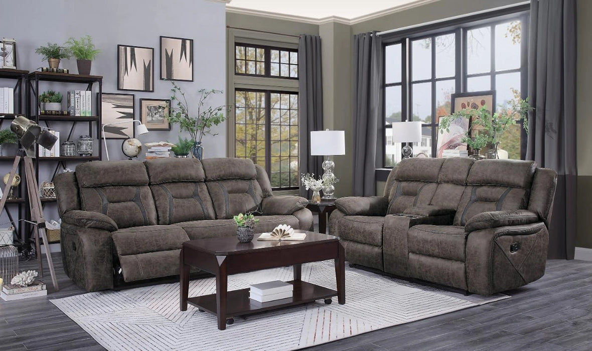 Five Star Furniture - Madrona Double Reclining Sofa in Dark Brown 9989DB-3