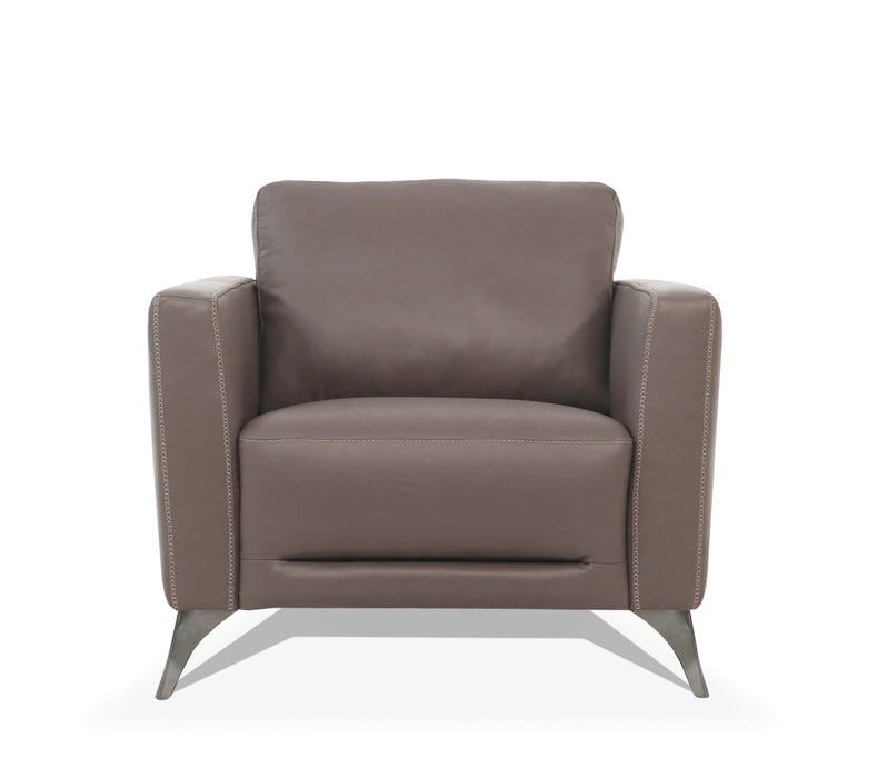 Five Star Furniture - Malaga Taupe Leather Chair