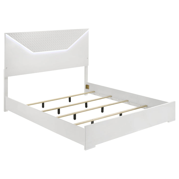 Five Star Furniture - Ives Panel Bed with LED Lighting