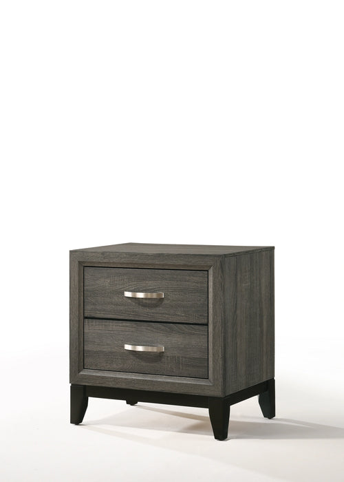Five Star Furniture - Valdemar Weathered Gray Nightstand