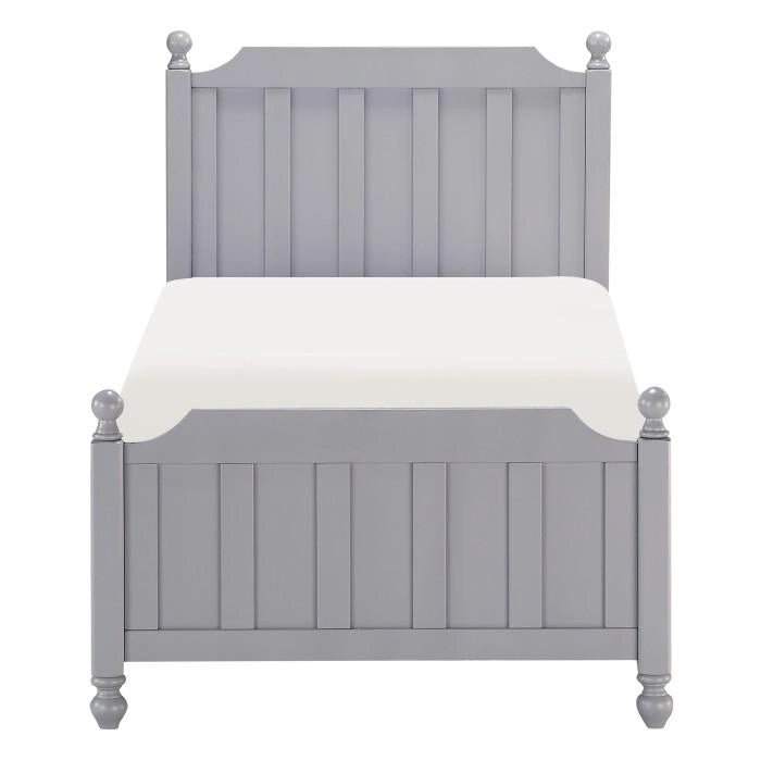 Five Star Furniture - Wellsummer Twin Panel Bed in Gray 1803GYT-1*