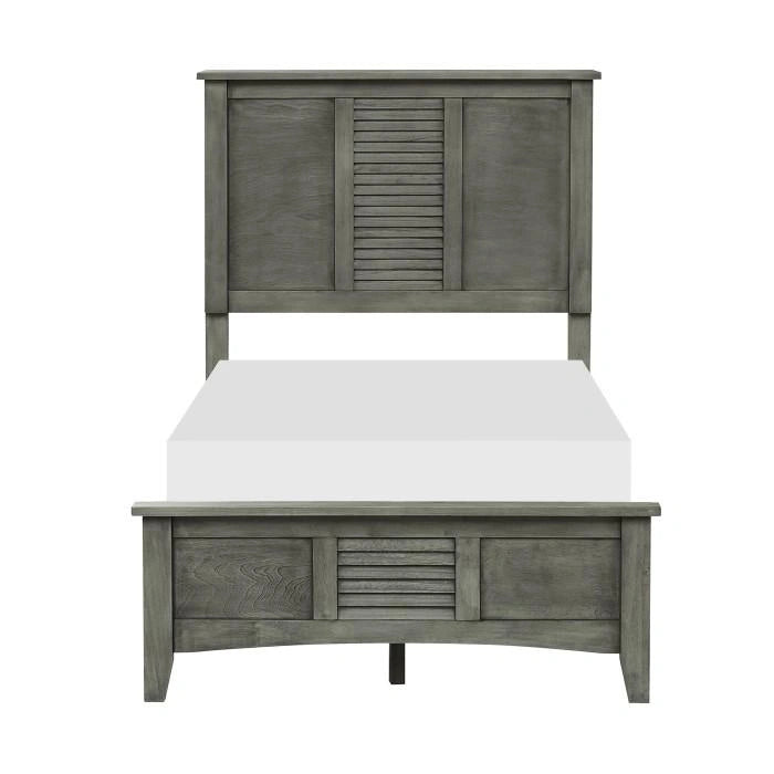 Five Star Furniture - Garcia Twin Panel Bed in Gray 2046T-1
