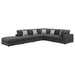 Five Star Furniture - Serene 6-piece Upholstered Modular Sectional Charcoal image