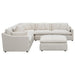 Five Star Furniture - Hobson 6-piece Reversible Cushion Modular Sectional Off-White image